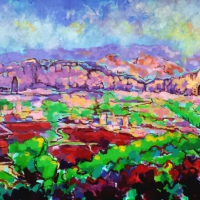 Buddahs-Valley.95x134cm.Acrylic-on-Canvas.-July-2016